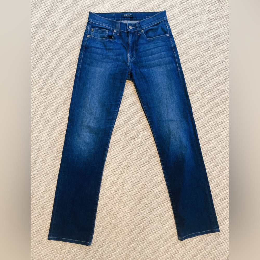 Fidelity Denim Men’s Jeans Size 30 Medium Wash Straight Fit Like New